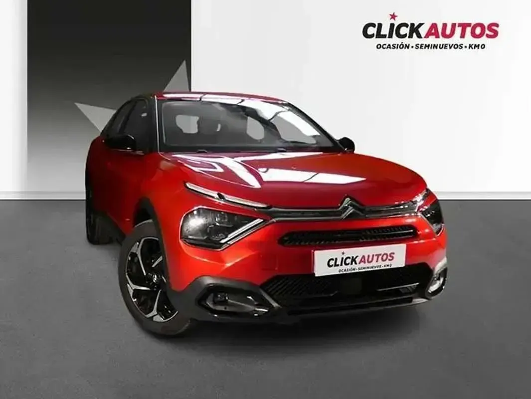 Usado Citroën C4 Feel 131 CV (96 kW) 2022 Rojo Utilitario