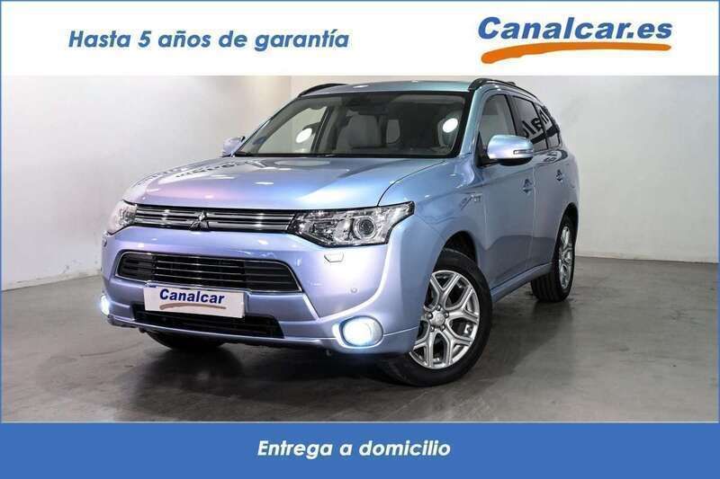 Azul Usado 2014 Mitsubishi Outlander P-HEV SUV | 10.051 € (Buen precio) - Imagen 1/4