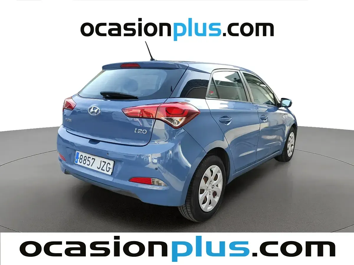 Usado Hyundai i20 84 CV (61 kW) 2017 Azul