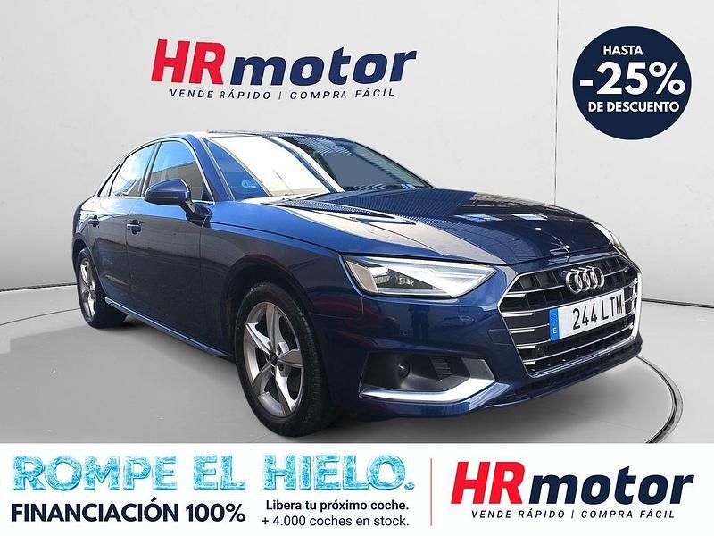 Usado Audi A4 Advanced 163 CV (119 kW) 2021 Azul Berlina