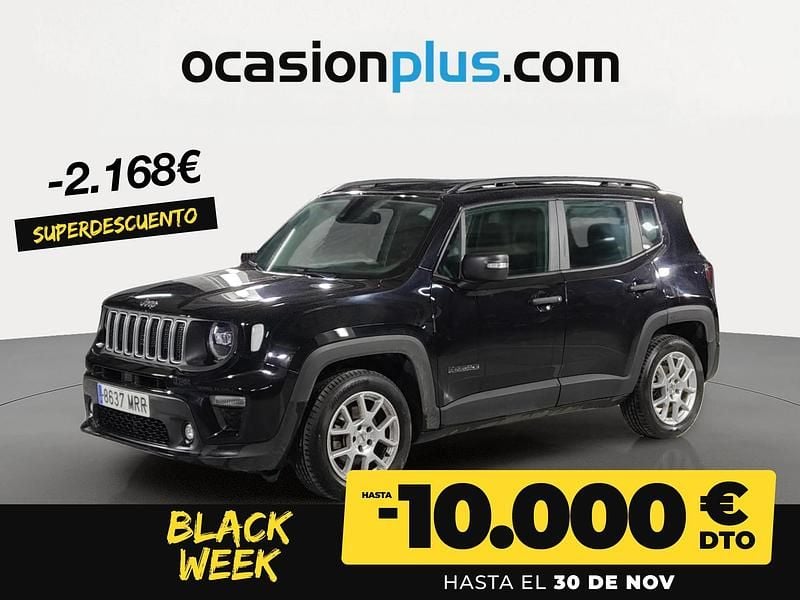 Negro Usado 2024 Jeep Renegade Altitude SUV | 23.500 € (Precio justo) - Imagen 1/4