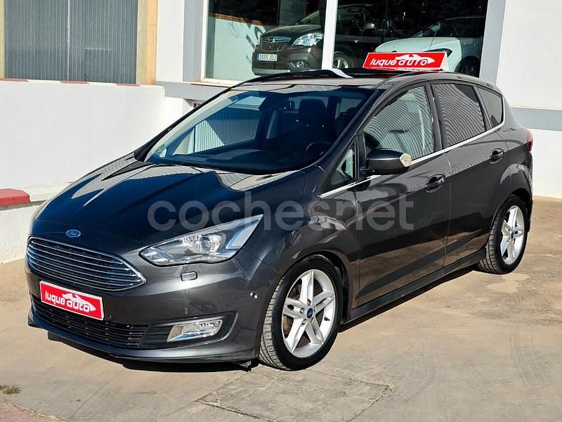 Gris / plata Usado 2016 Ford C-MAX Titanium Monovolumen | 9999 € (Precio justo) - Imagen 1/4