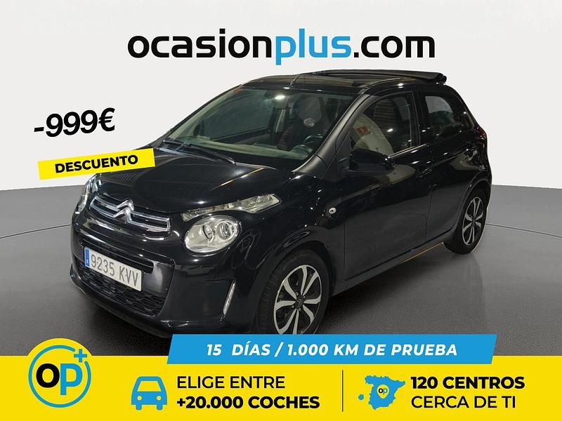 Negro Usado 2019 Citroën C1 Shine Utilitario | 10.990 € (Un poco caro) - Imagen 1/4