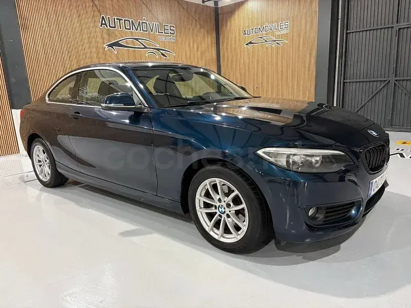 Usado BMW 218 Sport Line 150 CV (110 kW) 2016 Azul Coupe