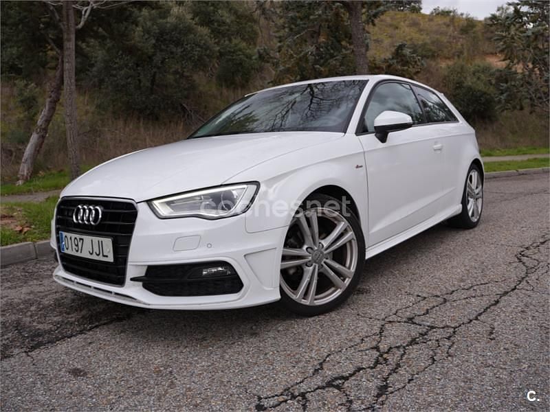 Usado Audi A3 S-Line 150 CV (110 kW) 2015 Blanco Berlina