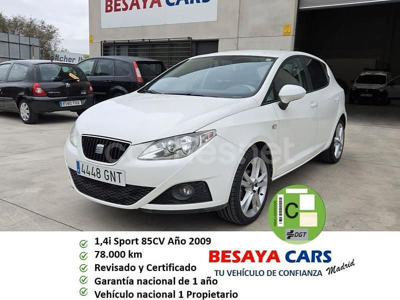 Usado Seat Ibiza Sport 86 CV (63 kW) 2009 Blanco Berlina