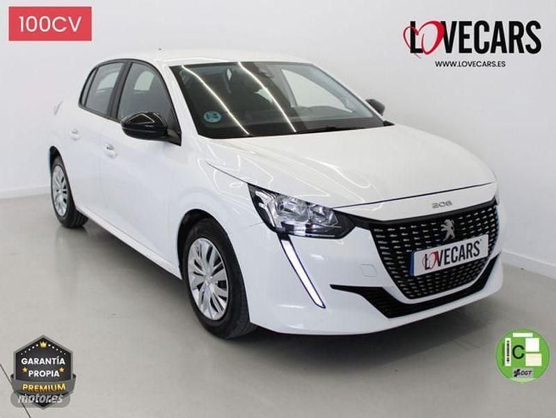 Usado Peugeot 208 Active 102 CV (75 kW) 2022 Blanco Utilitario
