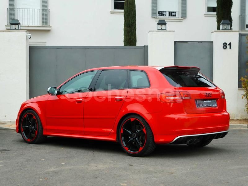 Usado Audi RS3 Exclusive 340 CV (250 kW) 2013 Rojo Berlina