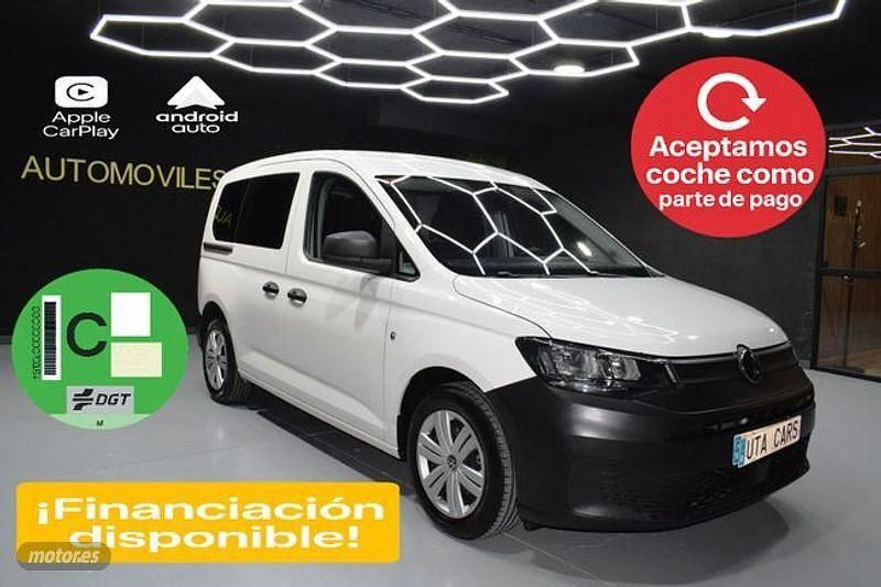 Blanco Usado 2021 VW Caddy Monovolumen | 14.999 € (Precio justo) - Imagen 1/4