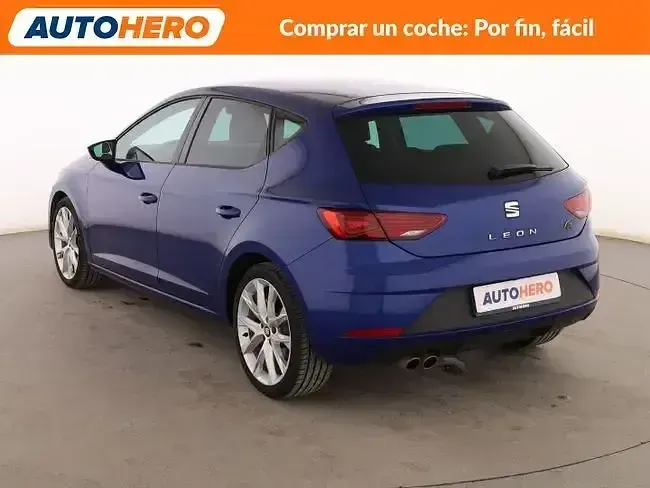 Usado Seat Leon FR 150 CV (110 kW) 2018 Azul Berlina