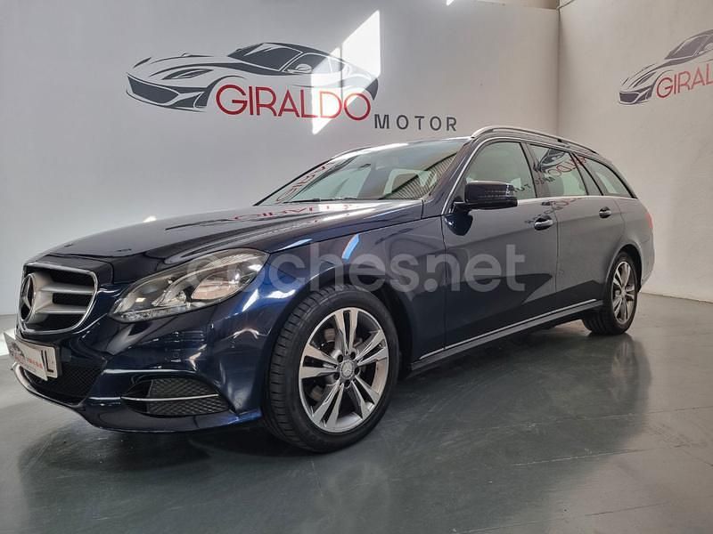 Azul Usado 2015 Mercedes E220 Elegance Familiar | 19.500 € (Precio justo) - Imagen 1/4