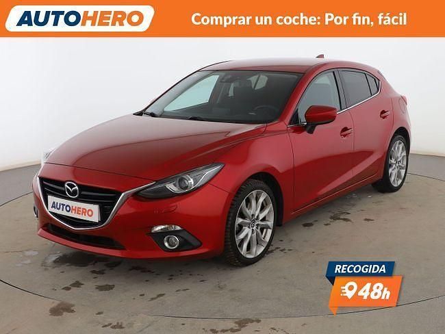 Rojo Usado 2016 Mazda 3 Luxury Berlina | 11.799 € (Precio justo) - Imagen 1/3
