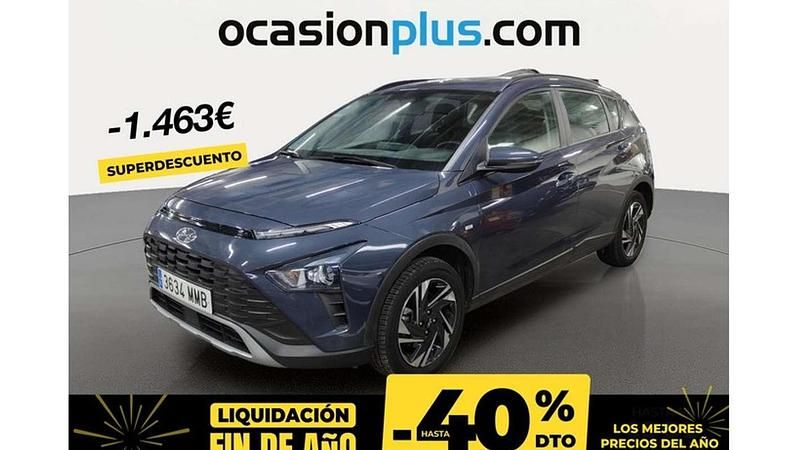 Gris Usado 2023 Hyundai Bayon SUV | 14.355 € (Precio justo) - Imagen 1/4