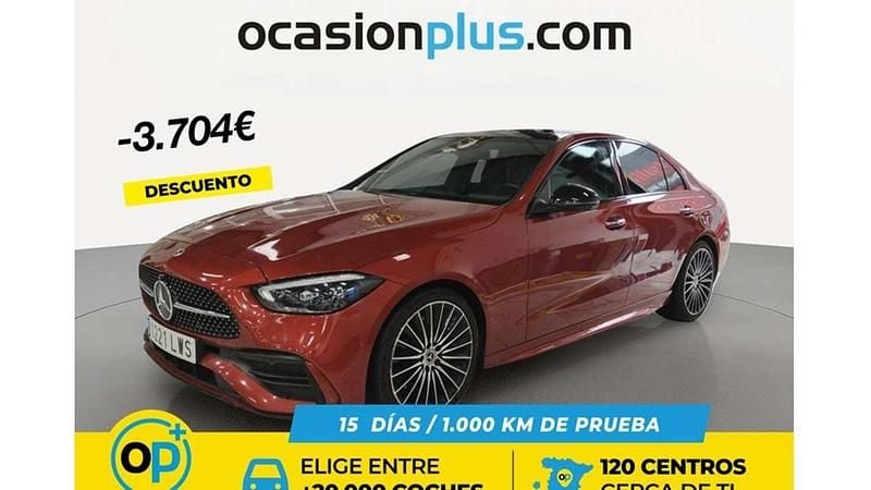 Usado Mercedes C300 AMG 258 CV (189 kW) 2022 Rojo Berlina