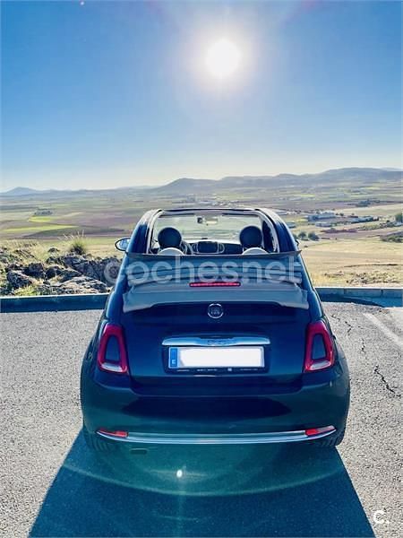 Usado Fiat 500C Pop 69 CV (50 kW) 2017 Azul Descapotable