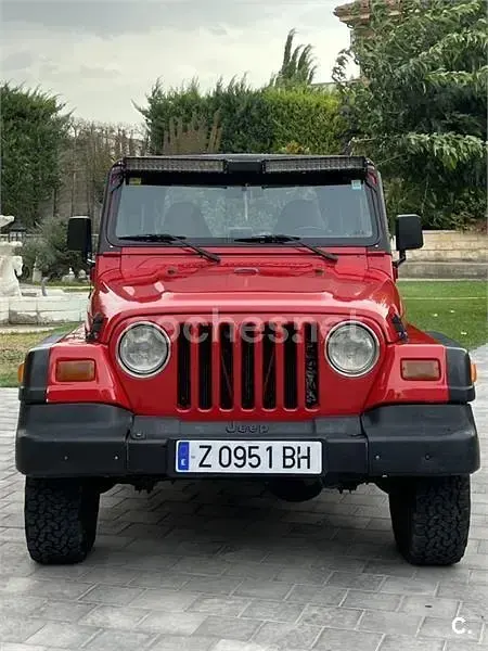 Usado Jeep Wrangler 121 CV (88 kW) 1997 Rojo SUV