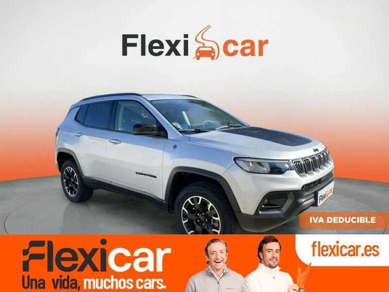 Gris Usado 2022 Jeep Compass Trailhawk SUV | 19.790 € (Super precio) - Imagen 1/4