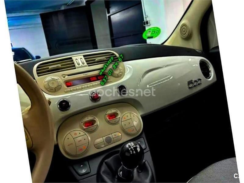 Usado Fiat 500 Lounge 69 CV (50 kW) 2010 Blanco Berlina