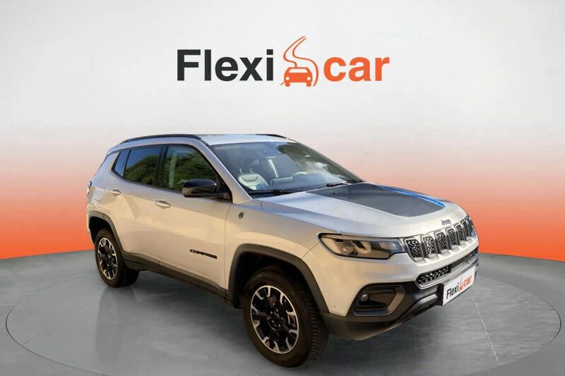 Gris Usado 2022 Jeep Compass Trailhawk SUV | 19.790 € (Super precio) - Imagen 1/4