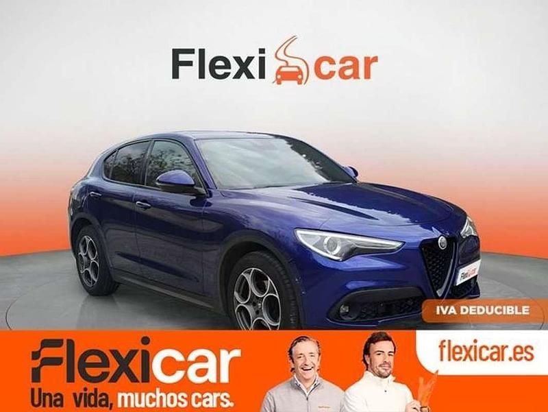Azul Usado 2022 Alfa Romeo Stelvio Super SUV | 23.790 € (Buen precio) - Imagen 1/4