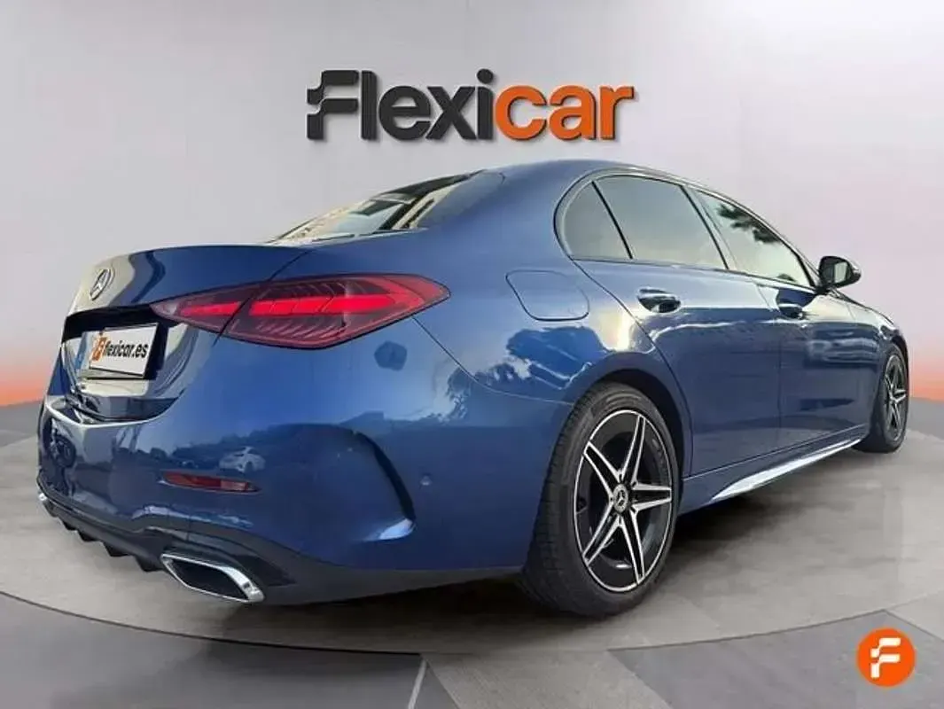 Usado Mercedes C200 AMG 204 CV (150 kW) 2022 Azul Berlina