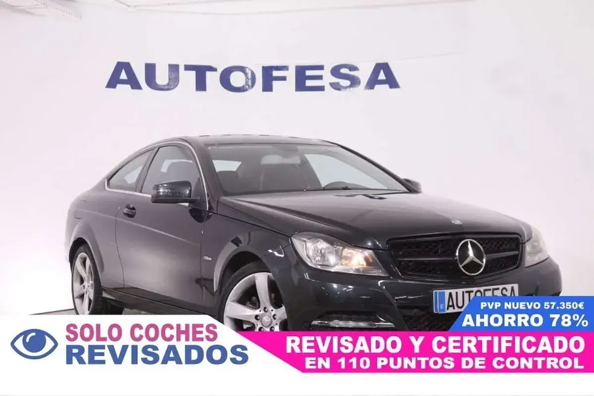 Usado Mercedes C250 204 CV (150 kW) 2014 Negro Coupe