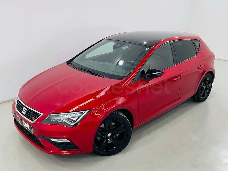Usado Seat Leon FR 150 CV (110 kW) 2019 Granate Berlina