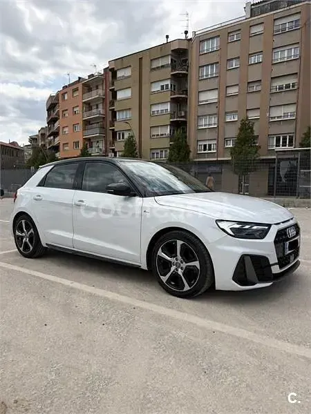 Usado Audi A1 Sportback S-Line 116 CV (85 kW) 2019 Blanco Utilitario