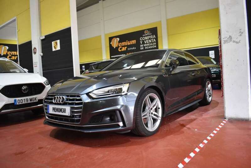 Gris Usado 2017 Audi A5 S-Line Coupe | 24.990 € (Super precio) - Imagen 1/4
