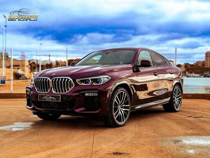 Burdeos Usado 2020 BMW X6 Comfort Edition SUV | 56.900 € (Precio justo) - Imagen 1/4