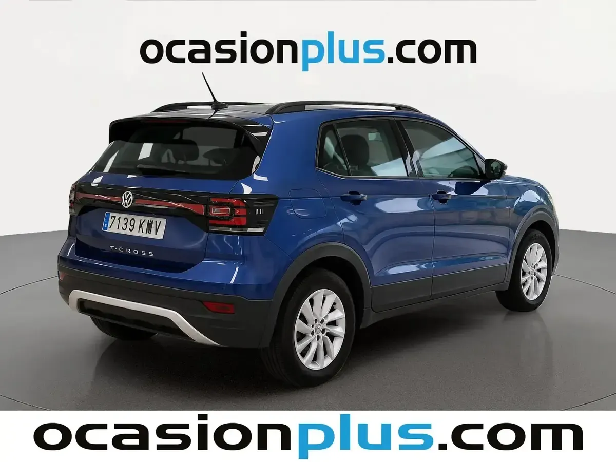 Usado VW T-Cross Advance 115 CV (84 kW) 2019 Azul SUV