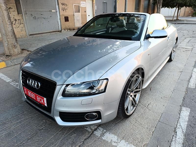 Gris / plata Usado 2013 Audi A5 Cabriolet S-Line Descapotable | 14.900 € (Super precio) - Imagen 1/4