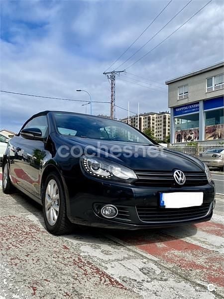 Negro Usado 2011 VW Golf Cabriolet Descapotable | 7300 € (Precio justo) - Imagen 1/4