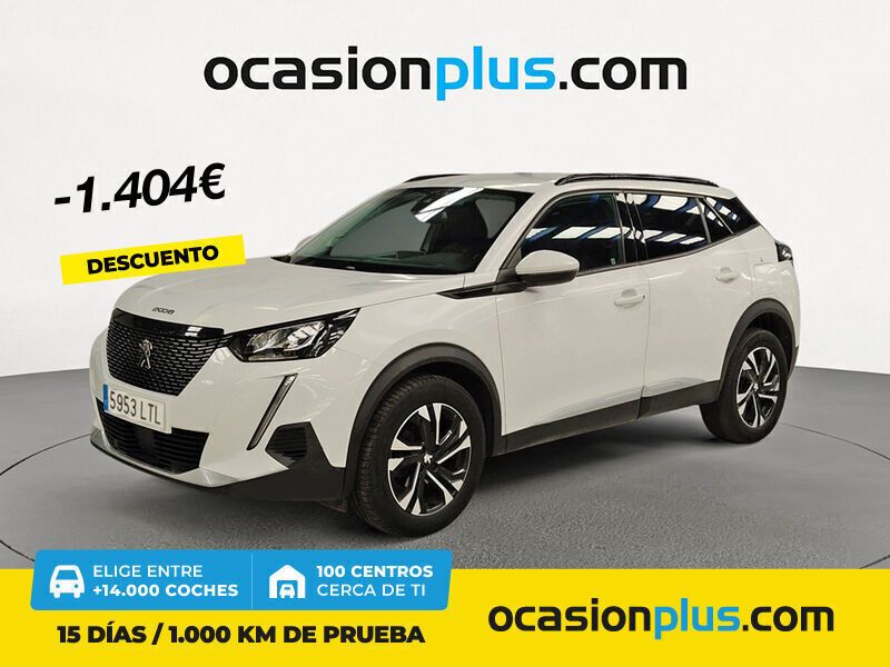 Blanco Usado 2021 Peugeot 2008 Allure SUV | 15.380 € (Precio justo) - Imagen 1/4