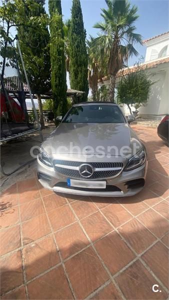 Gris / plata Usado 2019 Mercedes C220 Descapotable | 30.000 € (Super precio) - Imagen 1/4