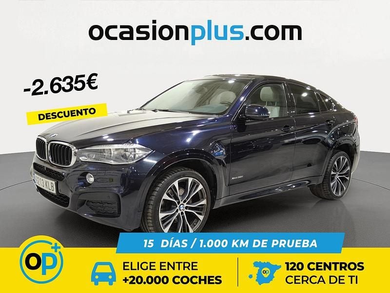 Usado BMW X6 306 CV (225 kW) 2018 Negro SUV