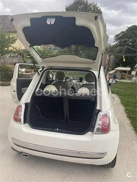 Usado Fiat 500 Lounge 75 CV (55 kW) 2009 Blanco Descapotable
