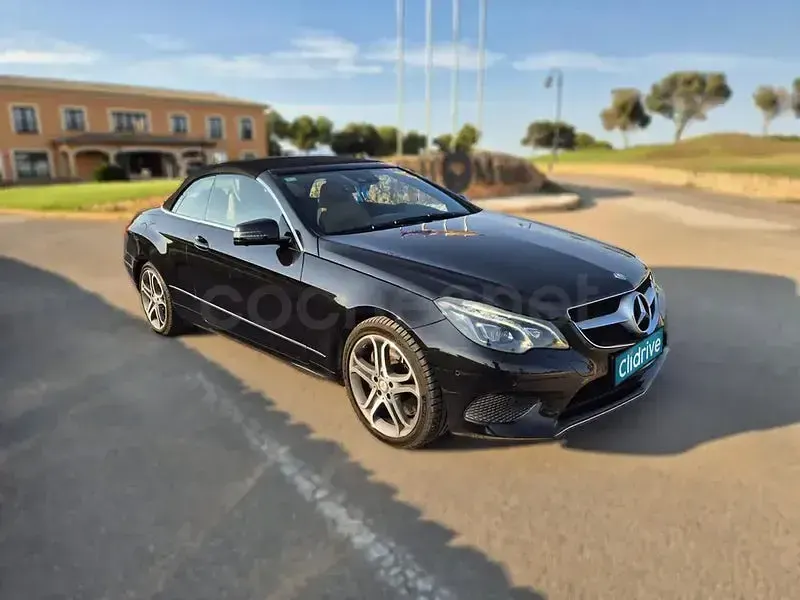 Usado Mercedes E400 333 CV (244 kW) 2015 Negro Descapotable