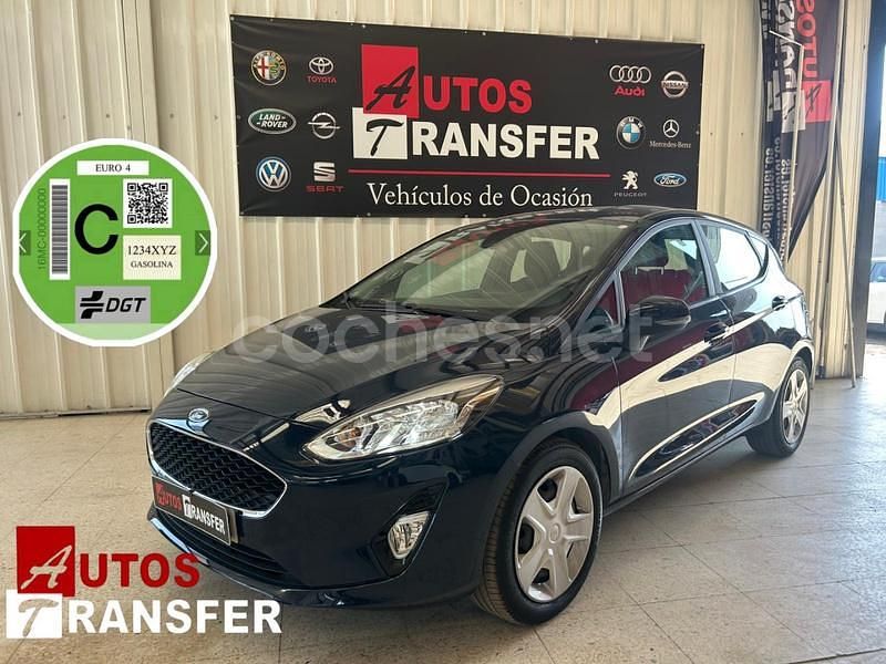 Azul Usado 2021 Ford Fiesta Trend Utilitario | 9900 € (Precio justo) - Imagen 1/4