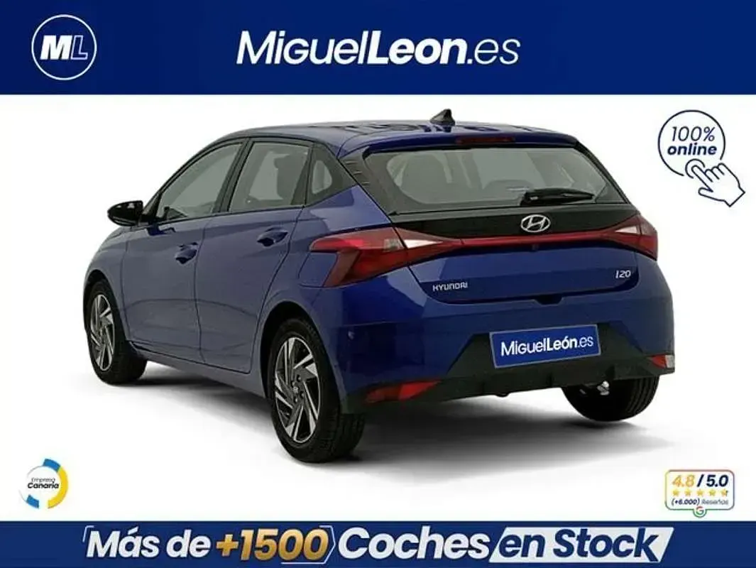 Usado Hyundai i20 101 CV (74 kW) 2022 Azul Utilitario