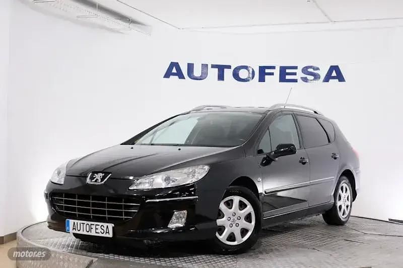 Negro Usado 2009 Peugeot 407 Familiar | 5200 € (Precio justo) - Imagen 1/4