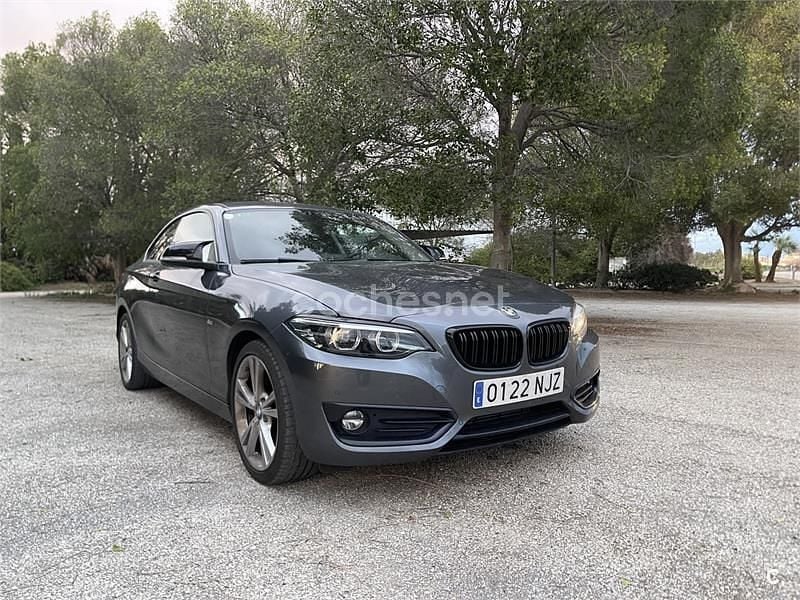 Usado BMW 218 Sport Line 136 CV (100 kW) 2017 Gris / plata Coupe