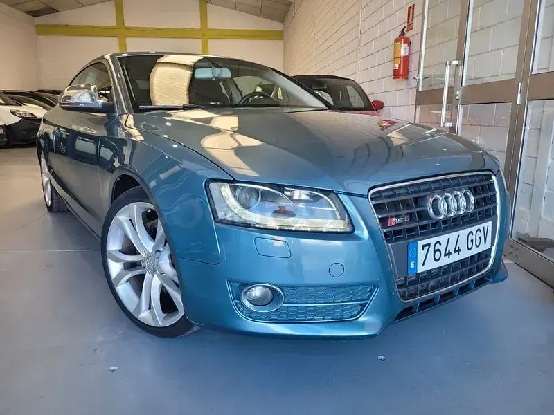 Usado Audi A5 190 CV (139 kW) 2008 Azul Coupe