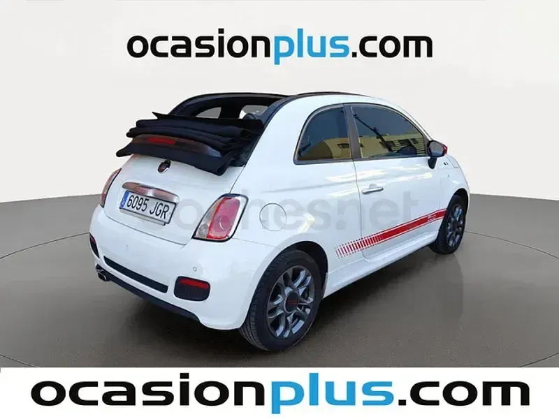 Usado Fiat 500C S 69 CV (50 kW) 2015 Blanco Descapotable