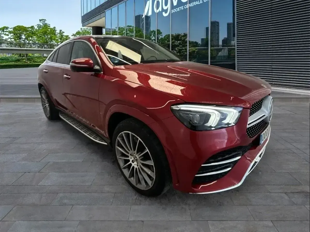 Usado Mercedes GLE350 320 CV (235 kW) 2022 Rojo Coupe