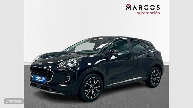 Negro Usado 2021 Ford Puma Titanium | 18.300 € (Un poco caro) - Imagen 1/4