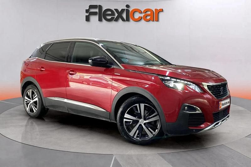 Rojo Usado 2018 Peugeot 3008 GT-line SUV | 20.790 € (Precio justo) - Imagen 1/4
