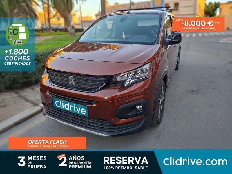 Naranja Usado 2019 Peugeot Rifter GT-line Monovolumen | 15.990 € (Buen precio) - Imagen 1/3