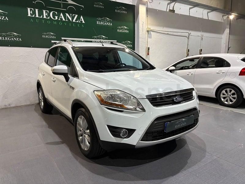 Usado Ford Kuga Titanium 136 CV (100 kW) 2009 Blanco SUV