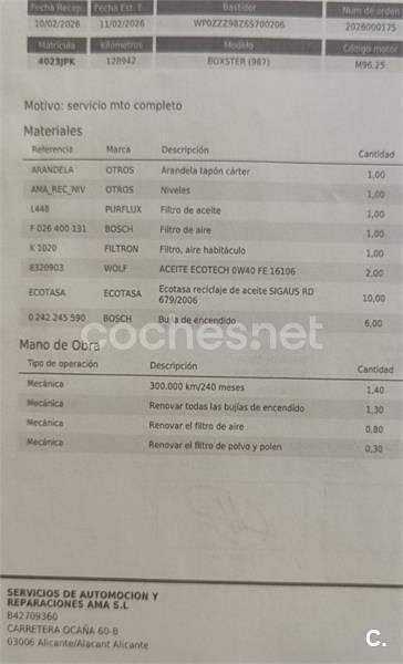 Usado Porsche Boxster 240 CV (176 kW) 2006 Negro Descapotable